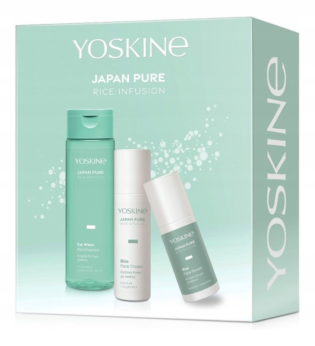 Yoskine Japan Pure Rice Infusion Sada séra 30 ml krém 50 ml esence 200 Ml