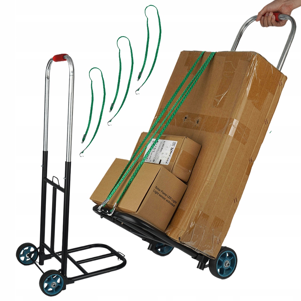 20KG Hliníkový Přepravní Vozík Skládací Nákupní Vozík