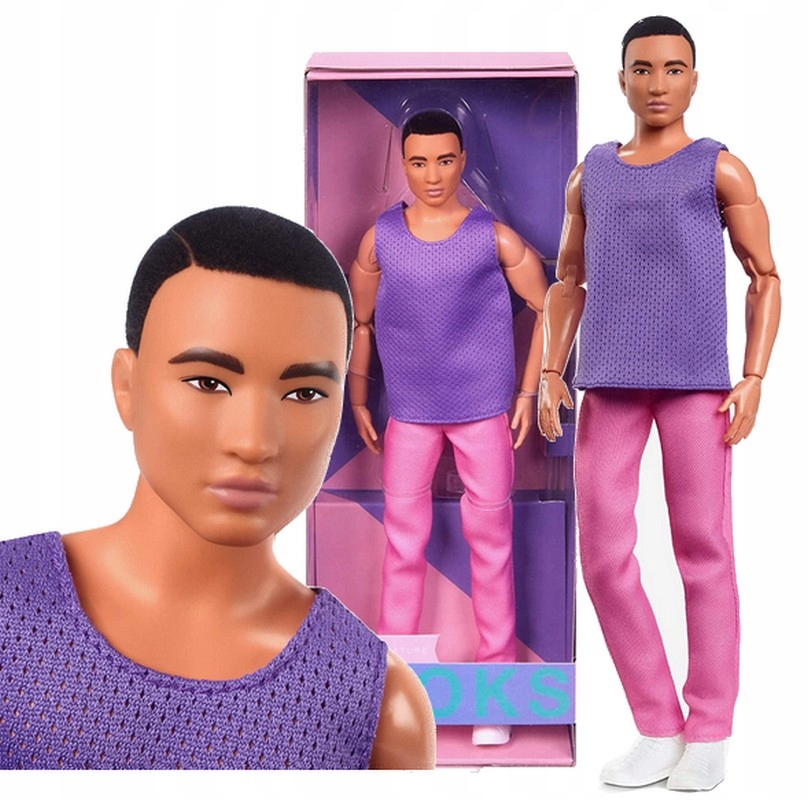 

Lalka Barbie Ken Signature Looks Doll nr17 HJW84