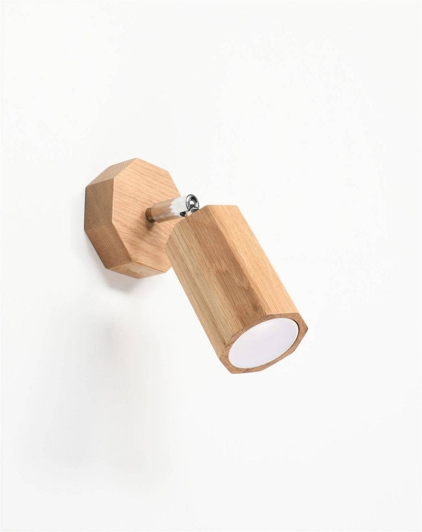 Sollux Lighting Kinkiet Zeke dąb