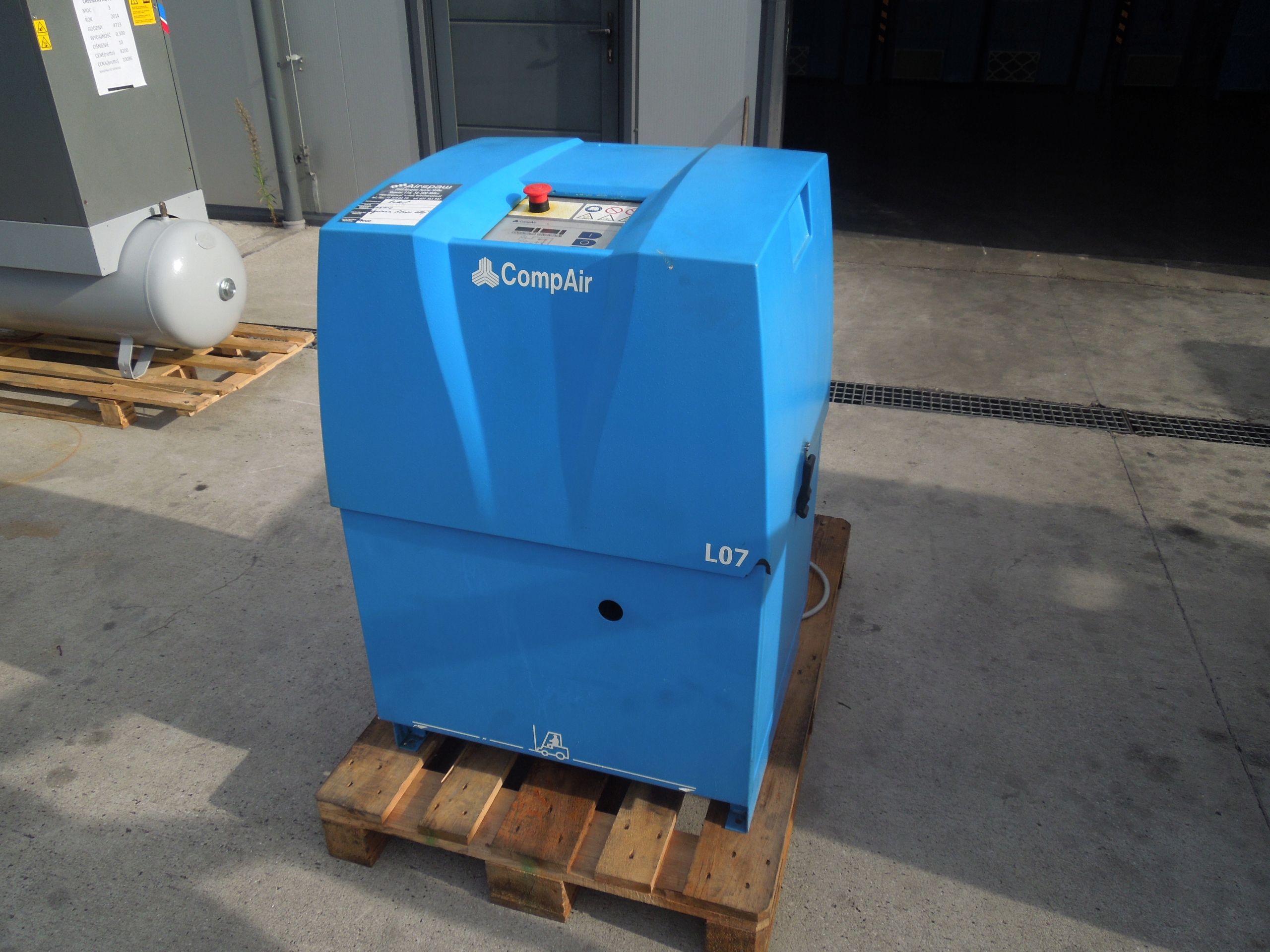 SPRĘŻARKA ŚRUBOWA COMPAIR L07 7,5KW