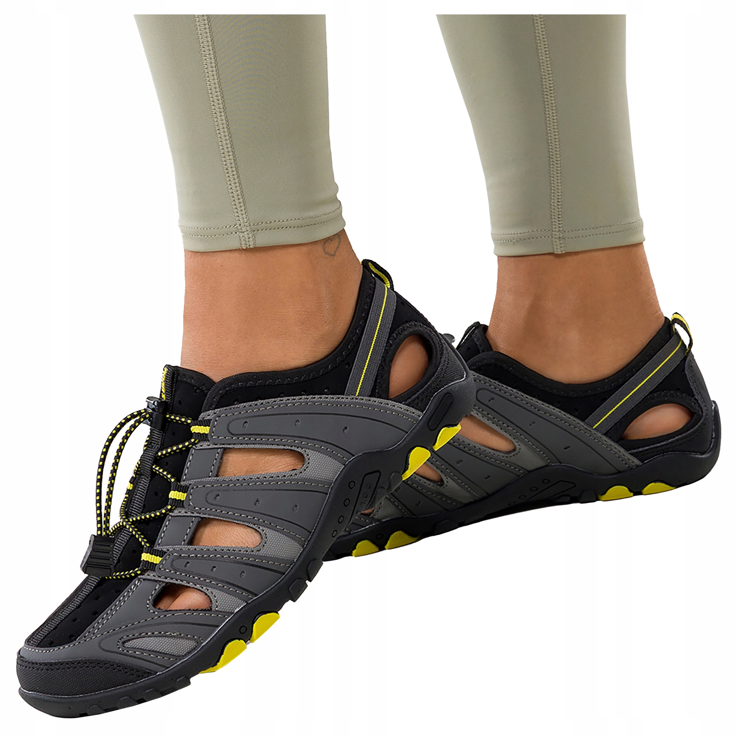 Sportowe Sandały Damskie Trekkingowe Przewiewne Lekkie Miękkie r 36