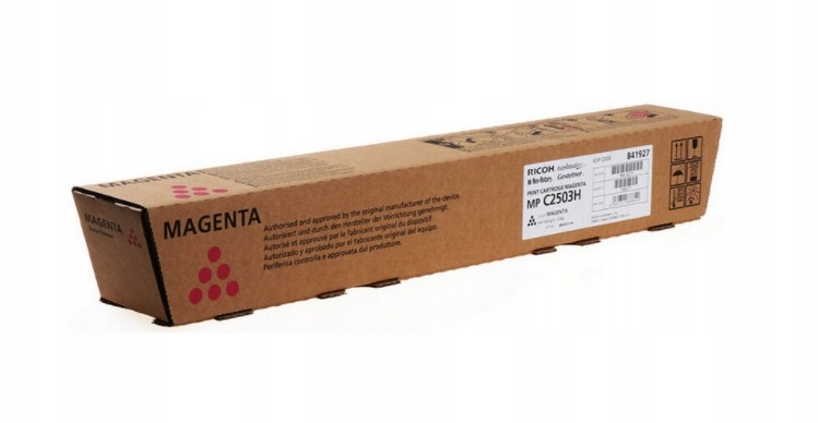 Toner Ricoh Mp C2503H 841927 Originál magenta Mp C2503 Mp C2003 červený