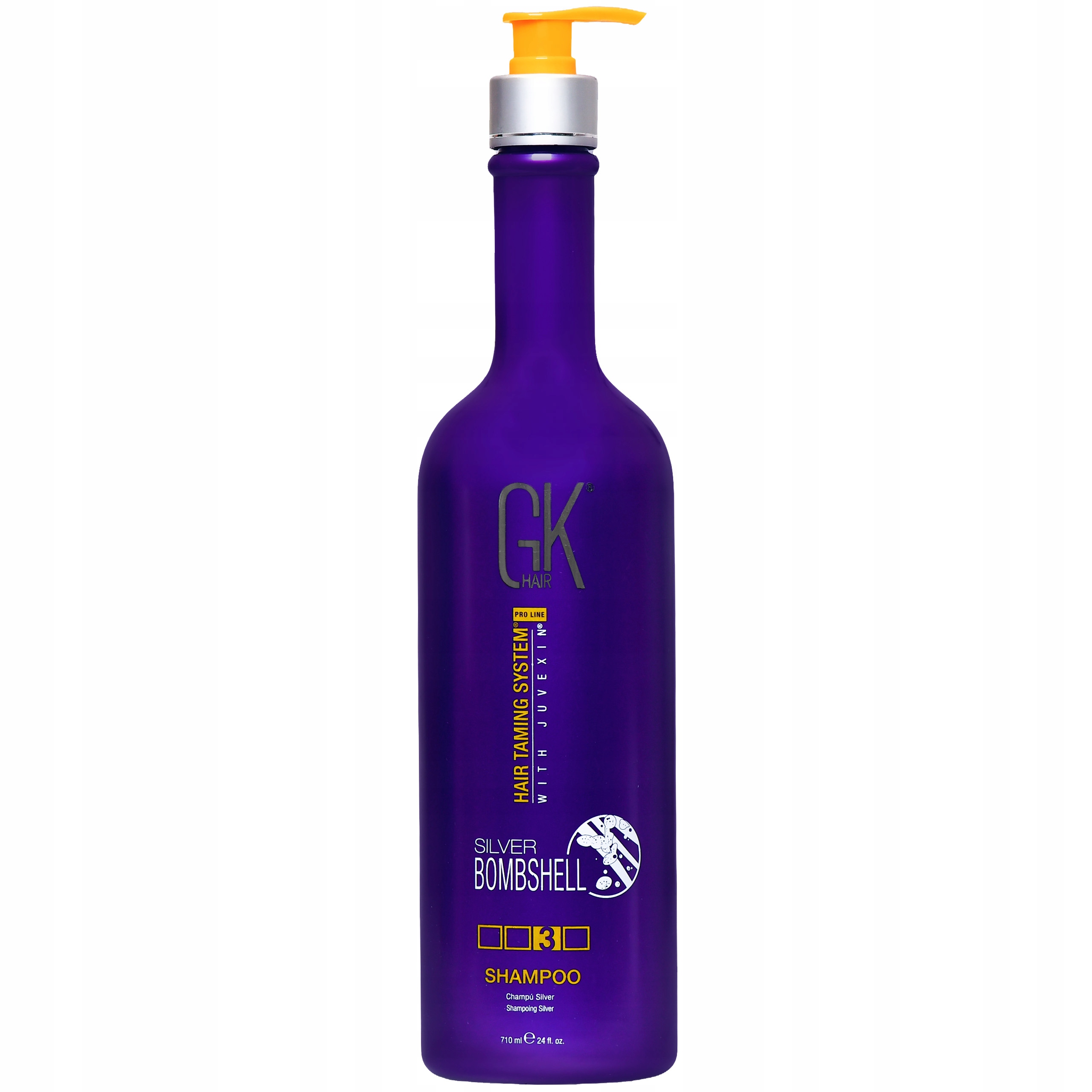 Gk Hair Bombshel šampon neutralizující žluté tóny pro blond vlasy