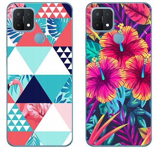 

2 x Etui Silikon Do Oppo A15 Szkło 9H