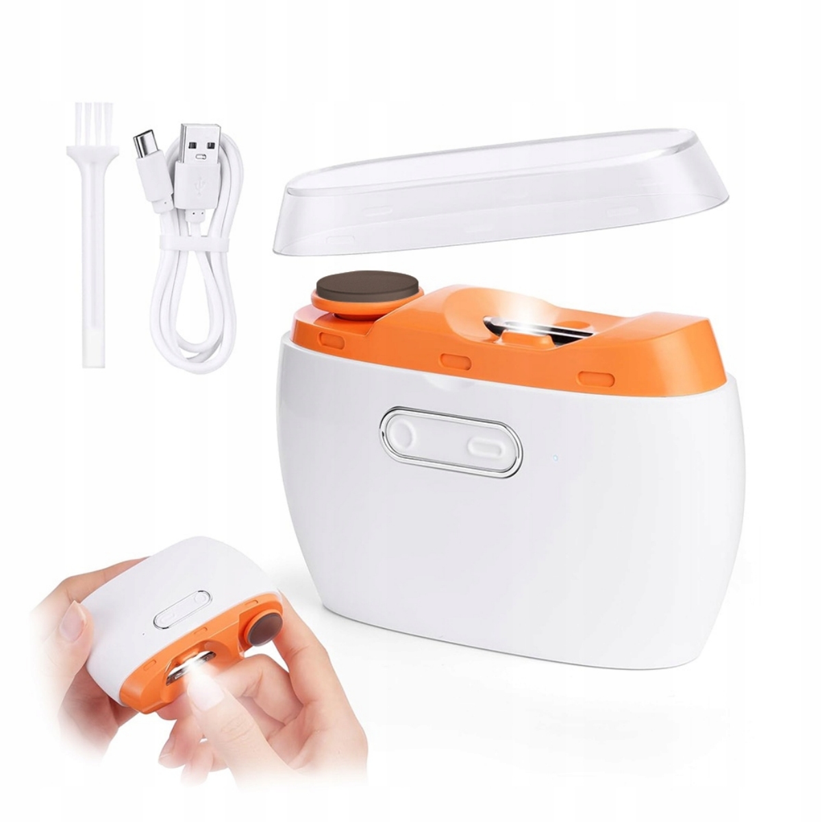 Profesionální Elektrický Automatický Zastřihovač Nehtů 3V1