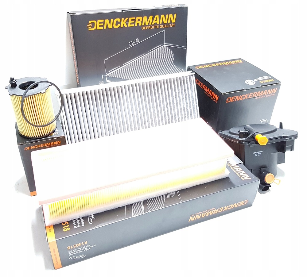 

4 Filtry Peugeot 307 Citroen C4 1.6HDI Zestaw