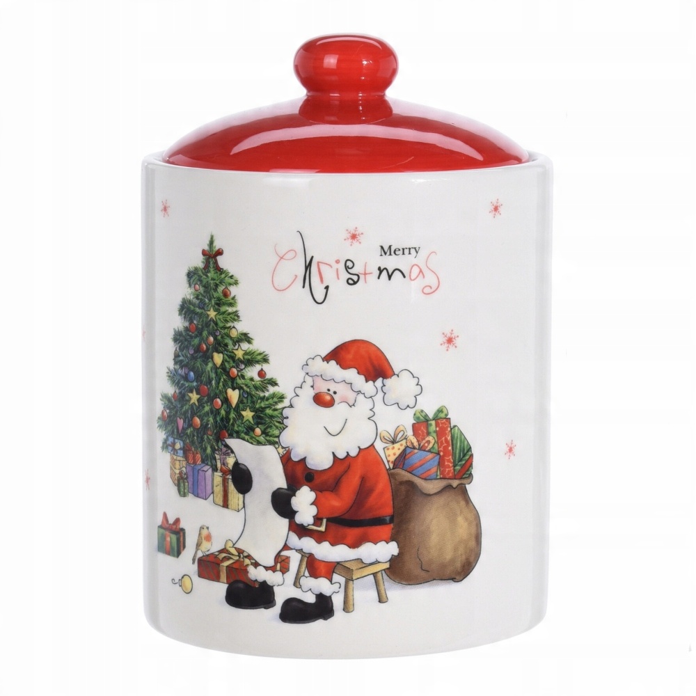 

Pojemnik na żywność porcelanowy Mikołaj 1,1 l