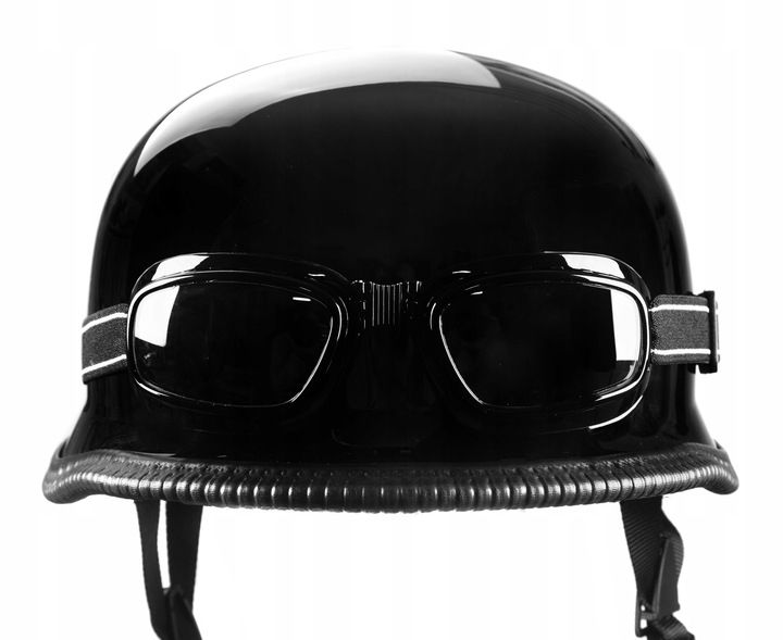 

Kask Motocyklowy Otwarty Chopper Skuter Xs Gogle