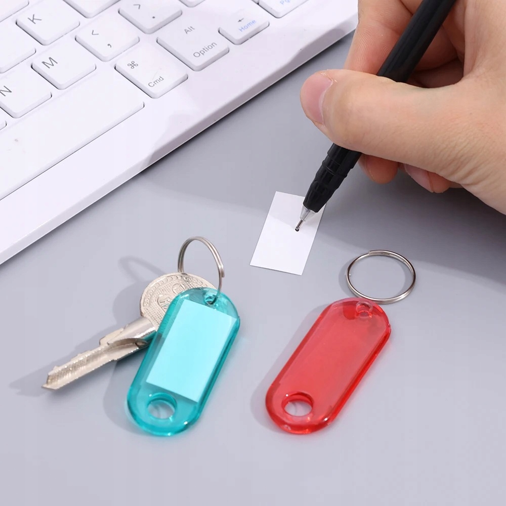 IDENTYFIKATOR DO KLUCZY BRELOK DWUSTRONNY ZAWIESZKA NA KLUCZE KÓŁKO Kolor wielokolorowy