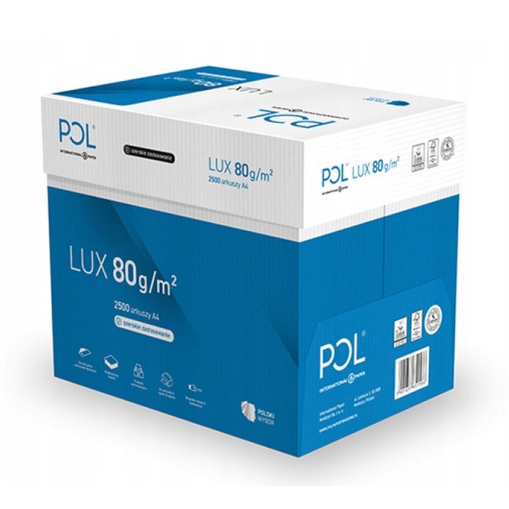 PAPIER KSERO DO DRUKAREK POLLUX A4 2500 ark 5 RYZ