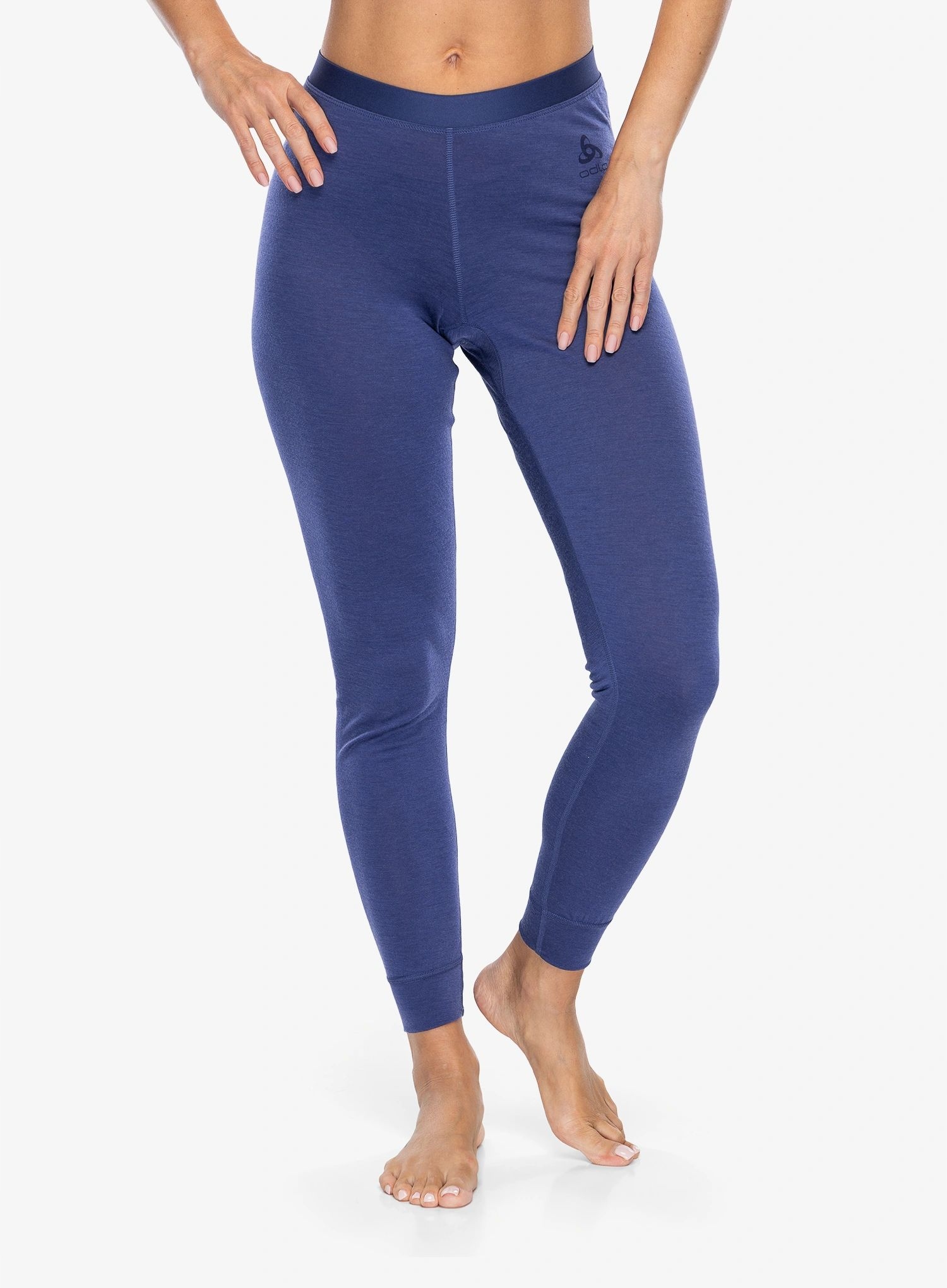 Dámské termoaktivní kalhotky Odlo Merino 160 Bl Bottom Long skipper blue Xs