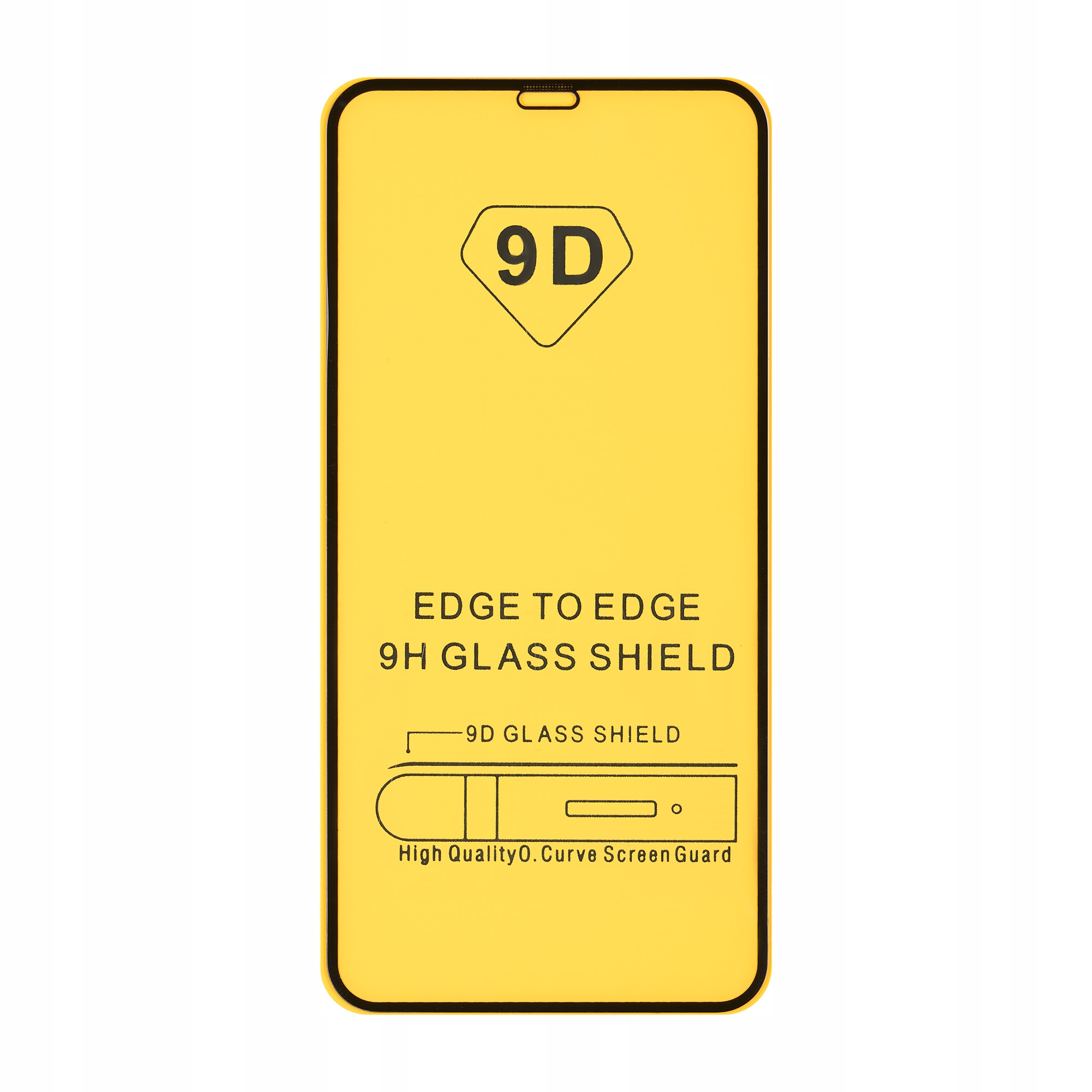 

Szkło Całościowe 9D Lenovo Moto G7 Czarne