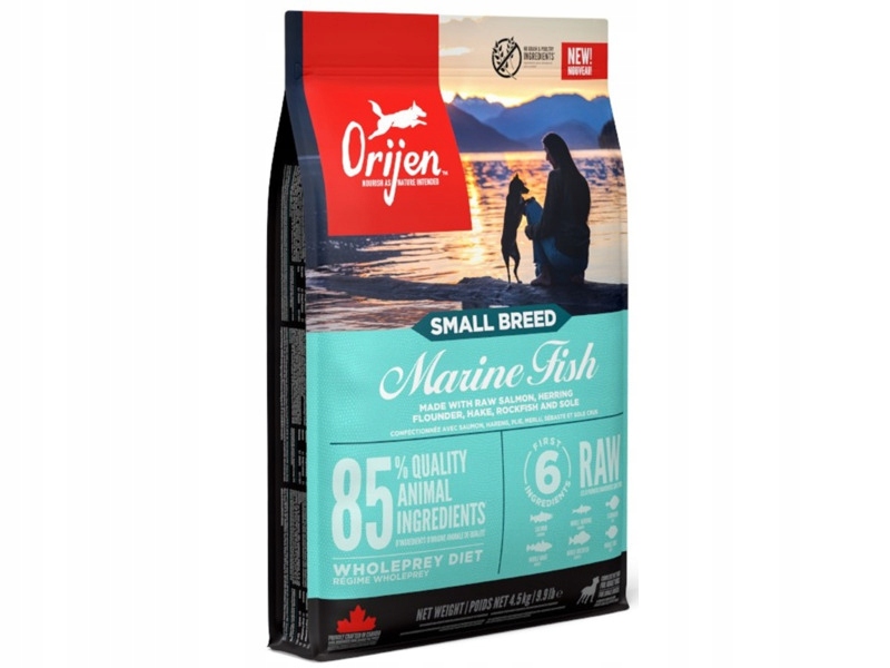 Karma dla psa Orijen Small Breed Marine Fish Łosoś 4.5 kg