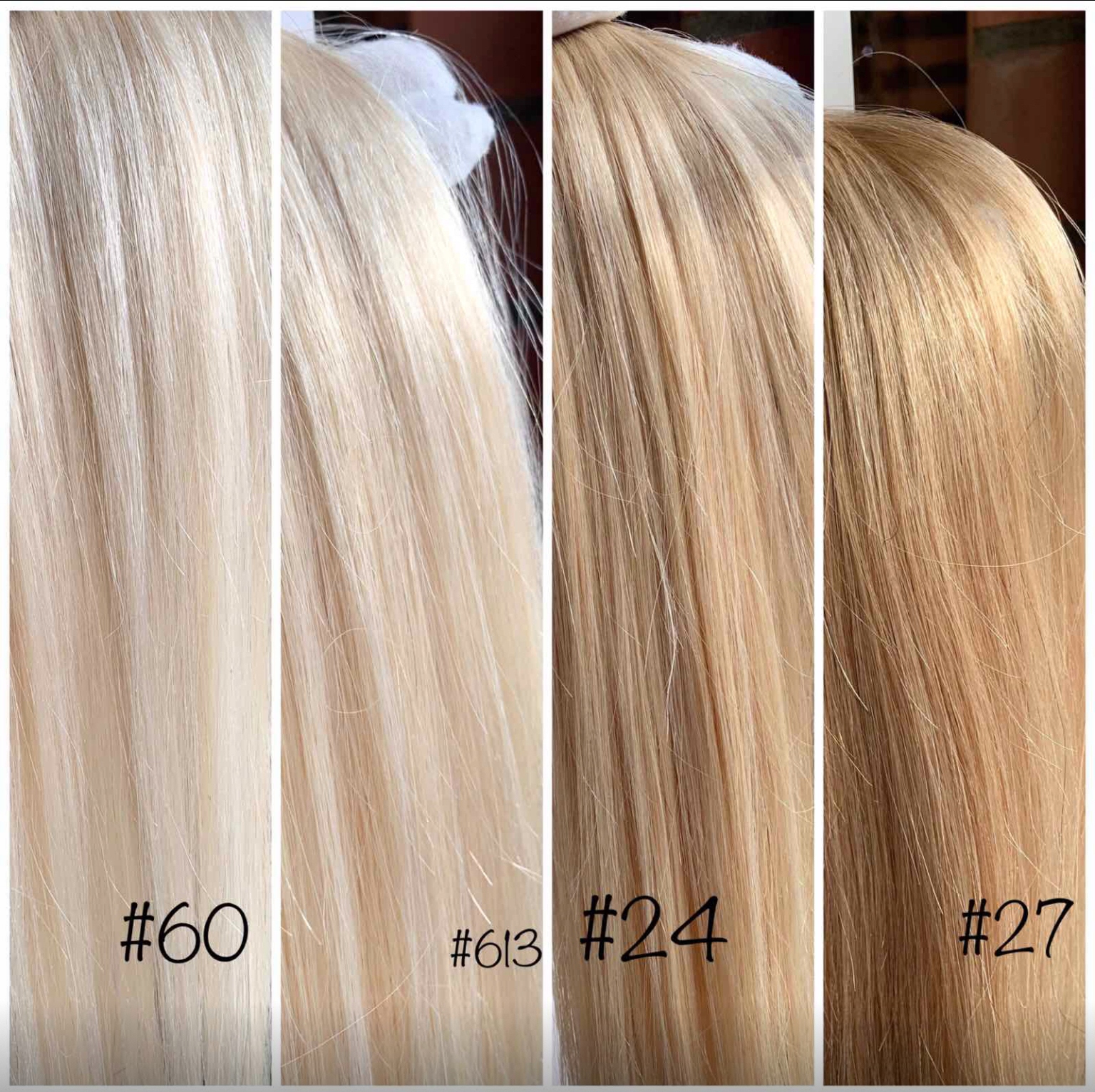 WŁOSY DOCZEPIANE Naturalne PASEMKA 40cm ringi #24 Marka Movito