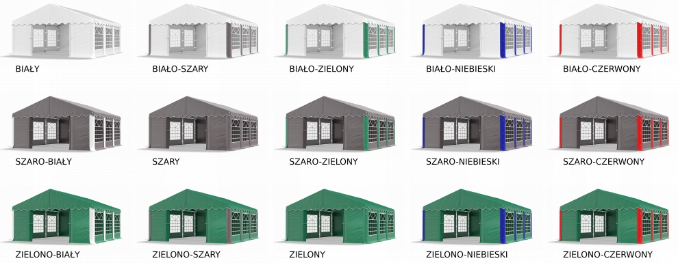Namiot Imprezowy 5x6m Ogrodowy Wystawowy DAS 240 S Stan opakowania oryginalne
