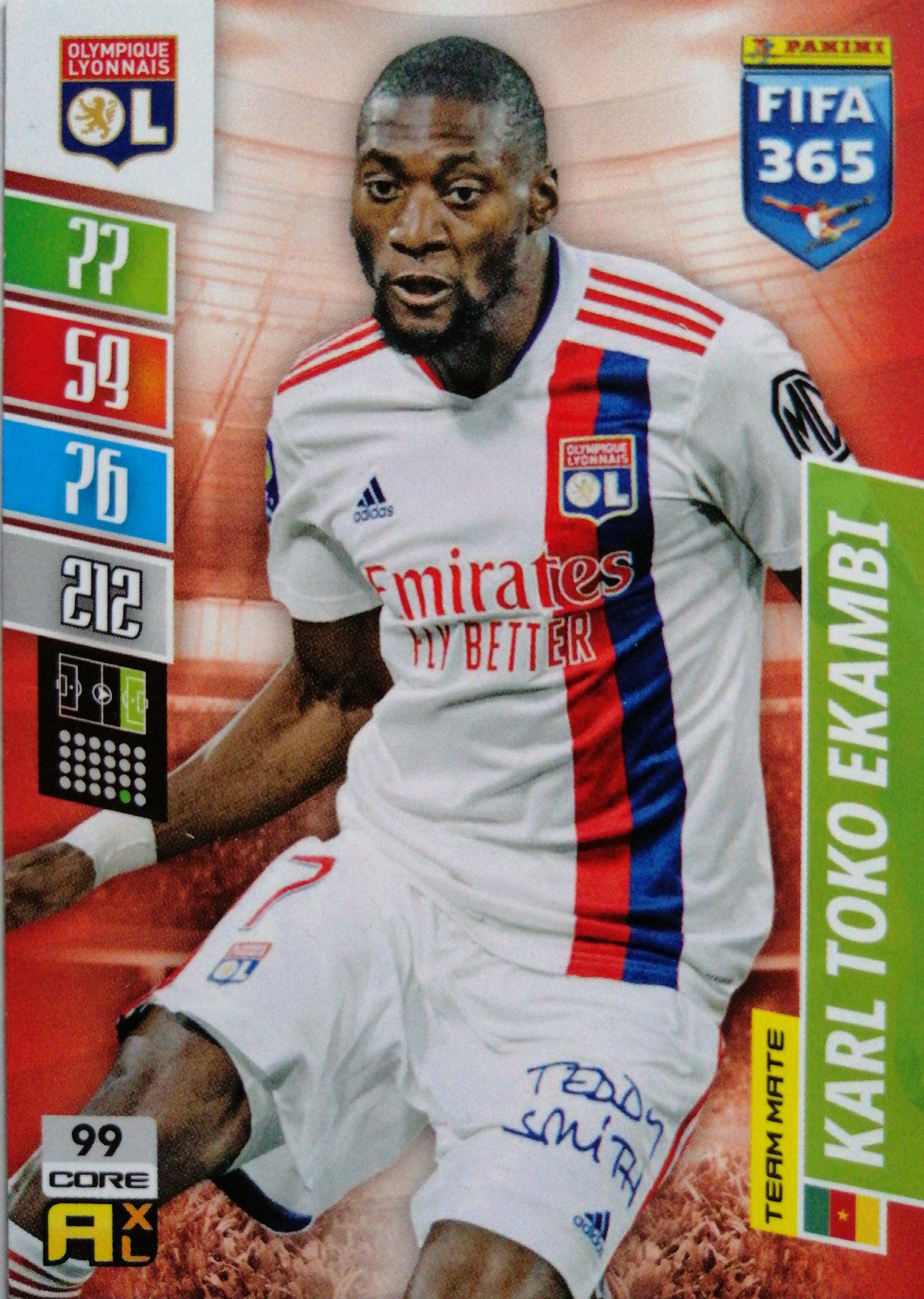 Fifa 365 2022 Team Mate Lyon 99 Karl Toko Ekambi