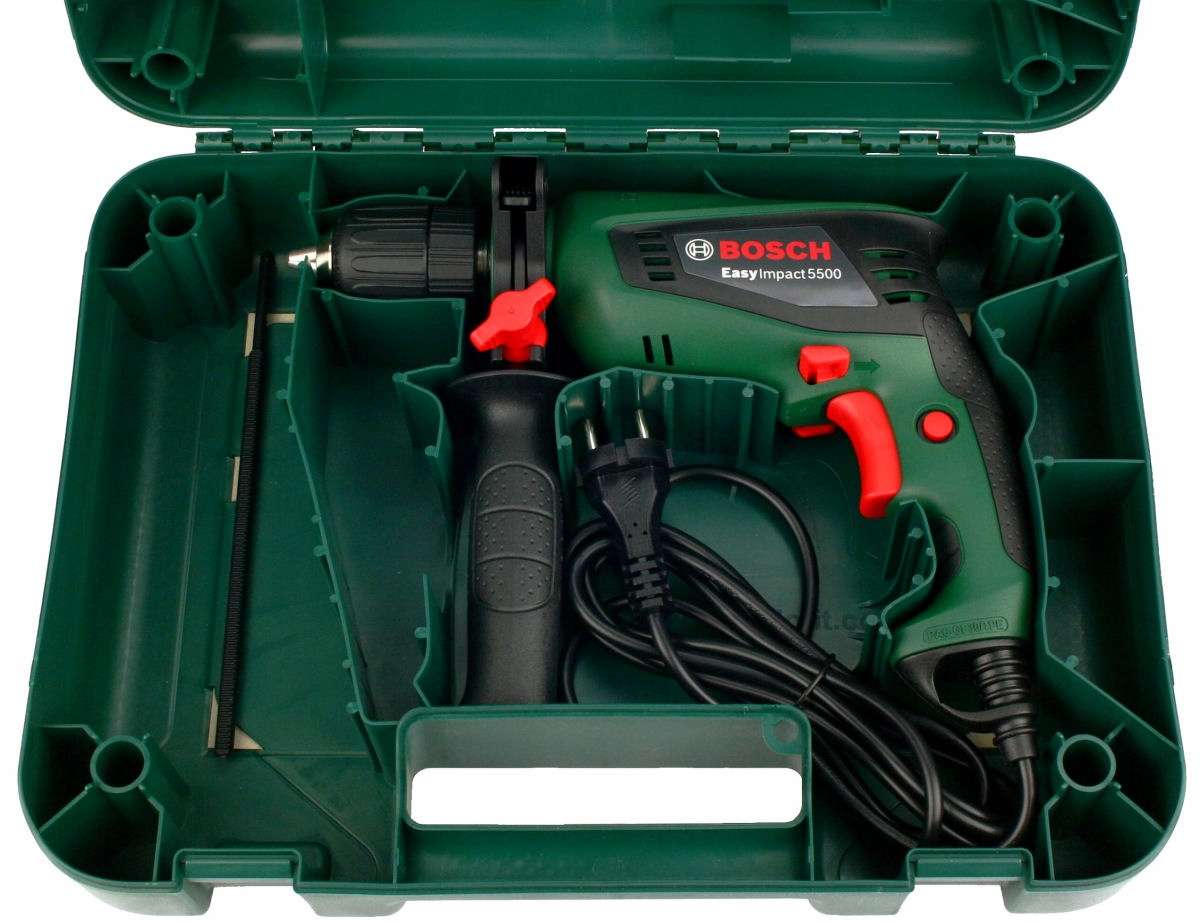 WIERTARKA 550W EASYIMPACT 540 BOSCH + WALIZKA Moc do 550 W