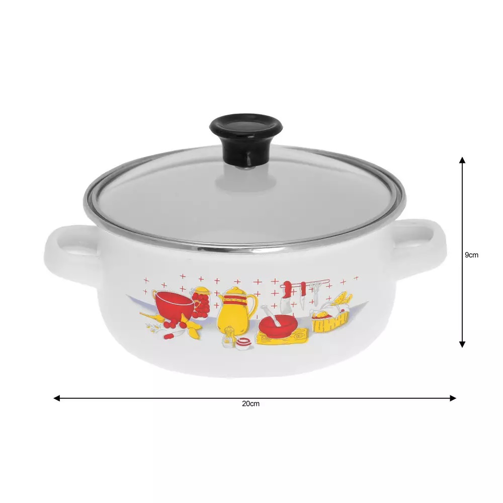 Zestaw emaliowany garnkow garnki emaliowane garnek Materiał ceramiczne