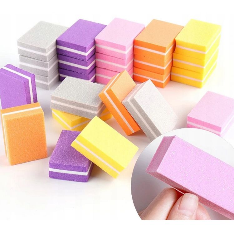 

10x Blok polerka mini do paznokci manicure pedicur