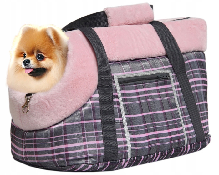 Kožešinová taška přepravka pro psa pes špic čivava maltipoo maltézský