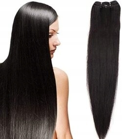 długie włosy 26" przedłużka z prawdziwych włosów Remy taśma naturalne ludzk