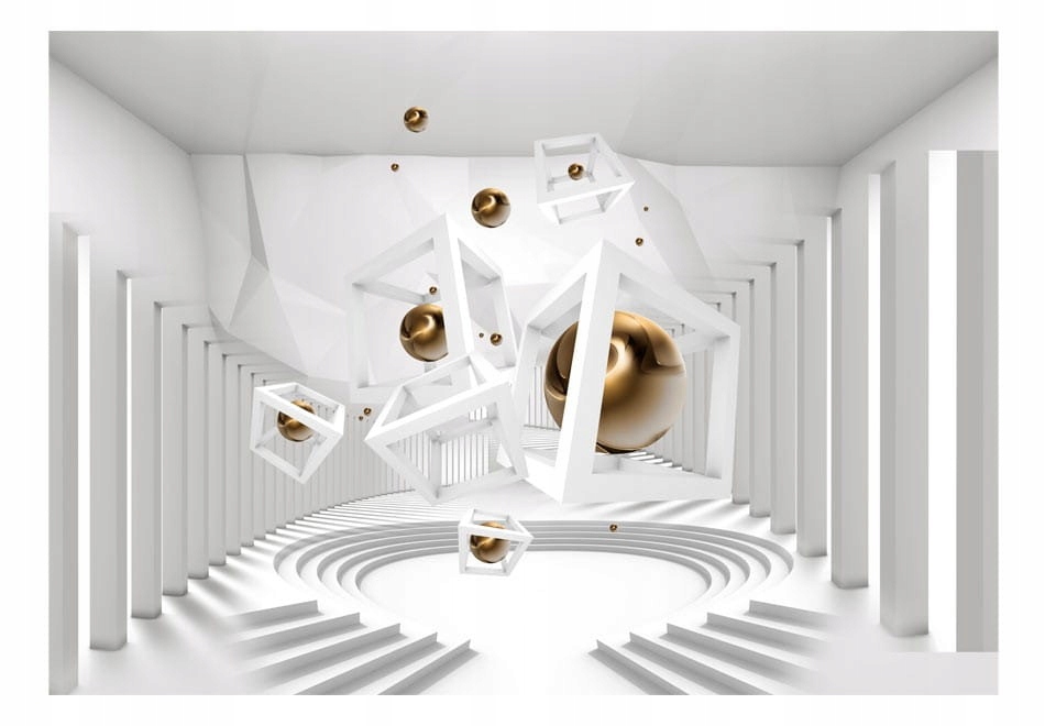 

Fototapeta - Geometryczny korytarz - 200X140