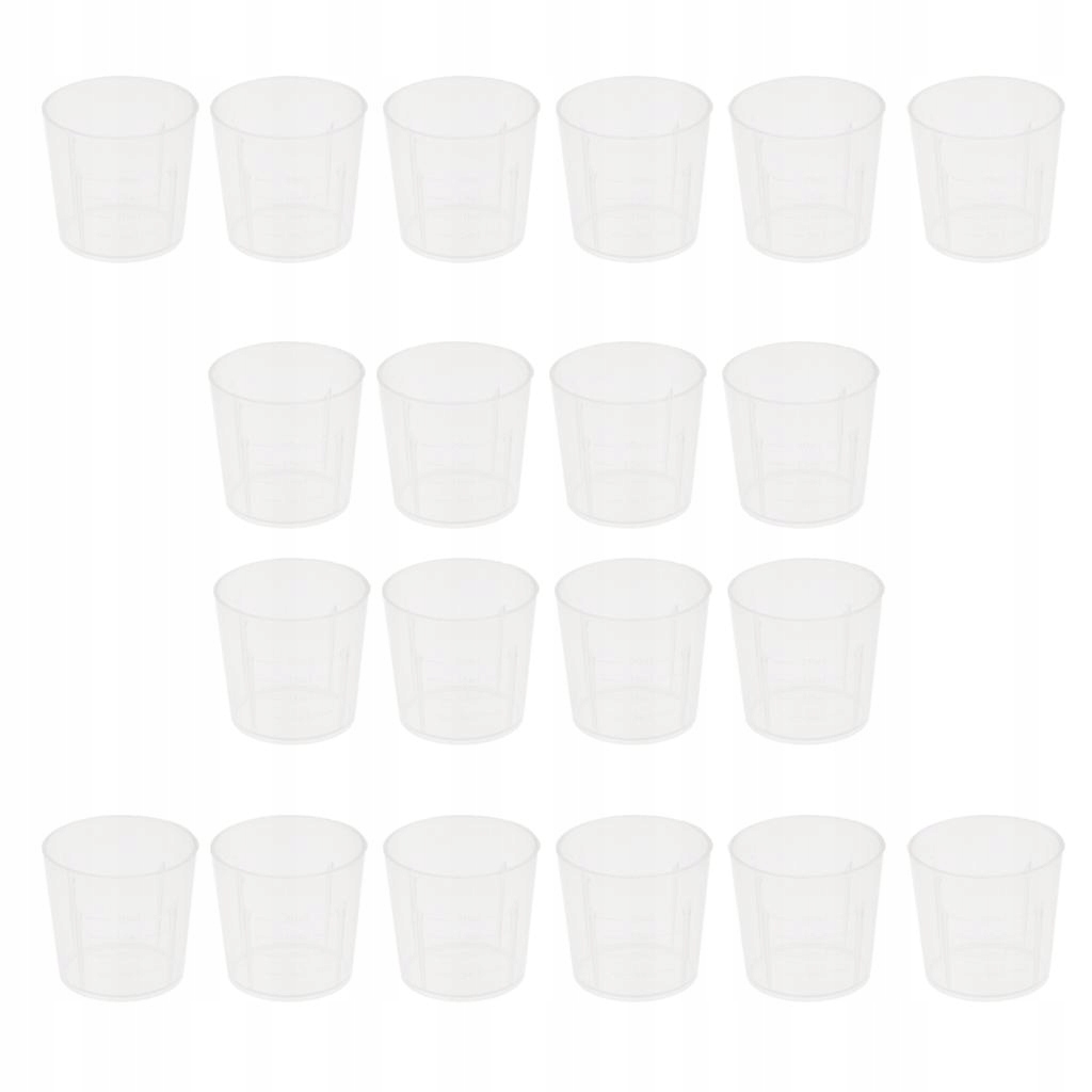 20 . Plastikowe, trwałe, laboratoryjne pojemniki