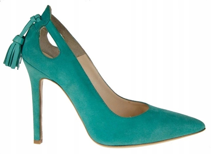 L'estrosa Madrid Lodičky Kožené Modré Tyrkysové 40