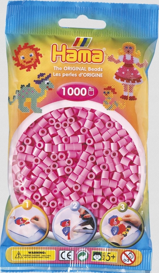 

Hama MIDI 1000 Koralików 207-48 Różowy Pastelowy