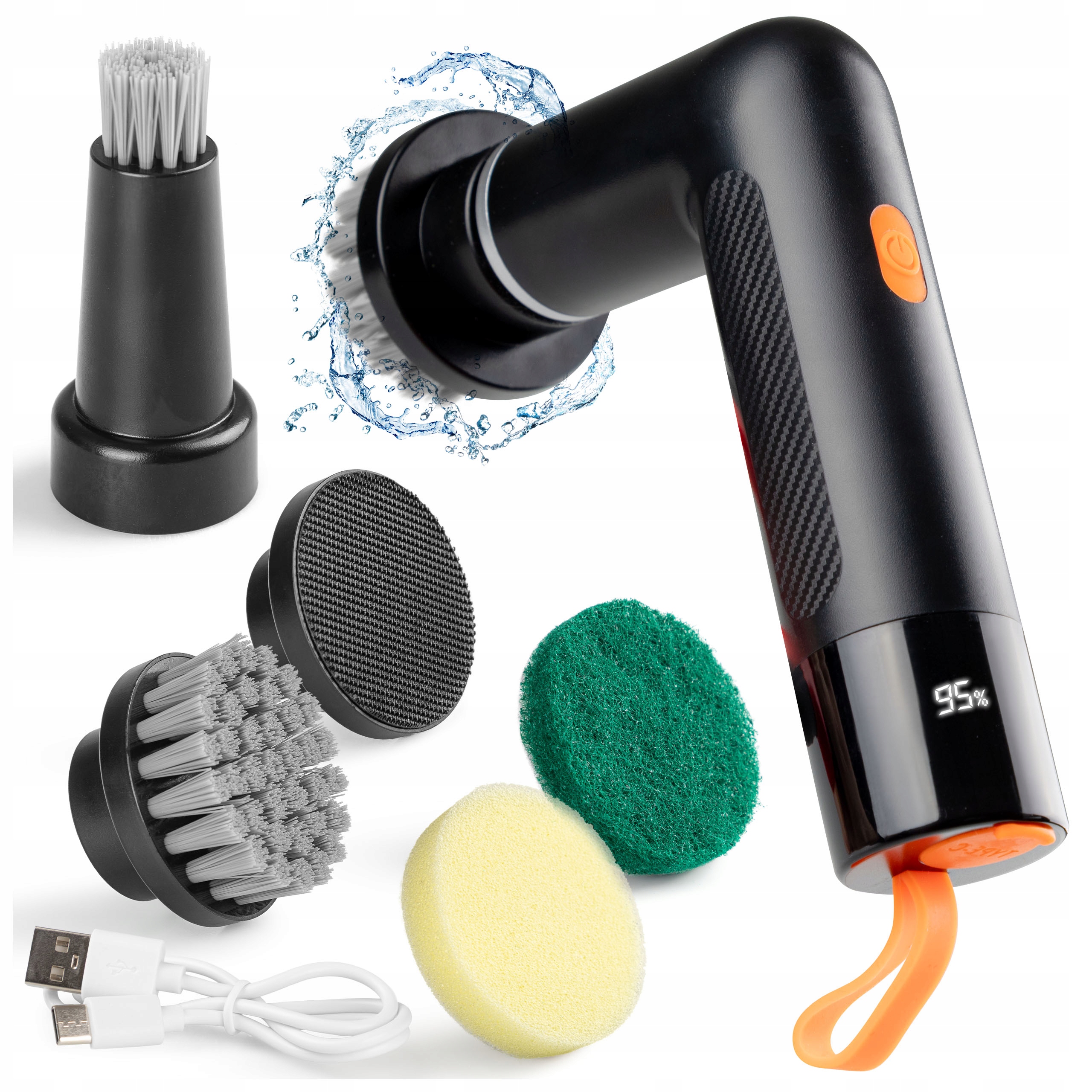 Levně Elektrický kartáč Sulpo pro čištění spár kuchyně koupelny, akumulátorový