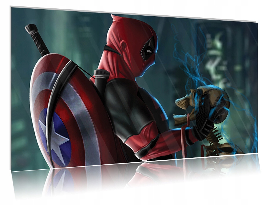 

Obraz szklany na szkle Deadpool 01 30x20