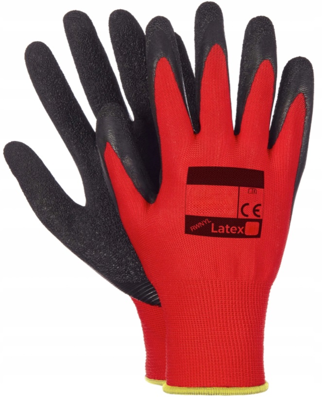 

Rękawice Robocze Ochronne Red Latex roz. 9