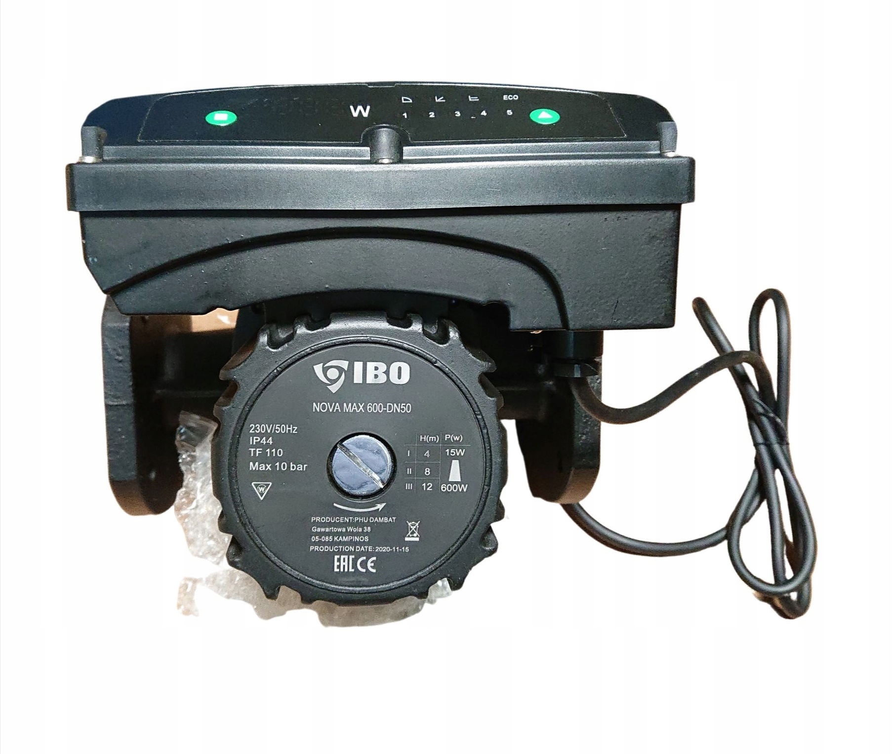 Obehová Pumpa Nova Max 50-120/250 Ibo Výkonná Elektronická, Výkonná Kryty!
