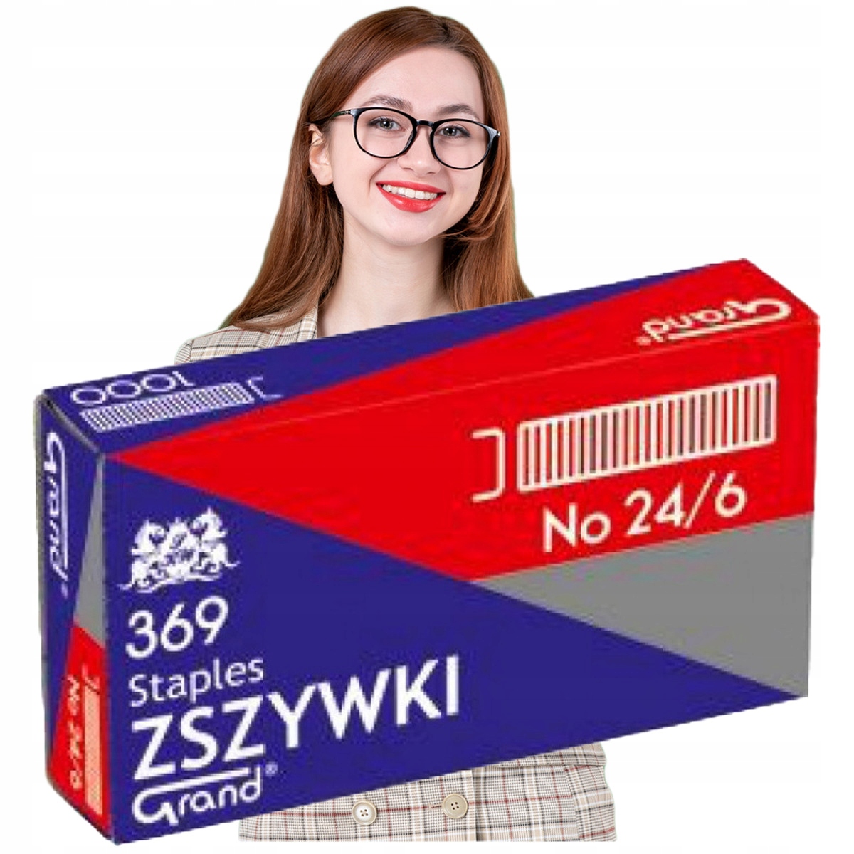 

Grand Zszywki Biurowe do Zszywacza 1000 Sztuk 24/6
