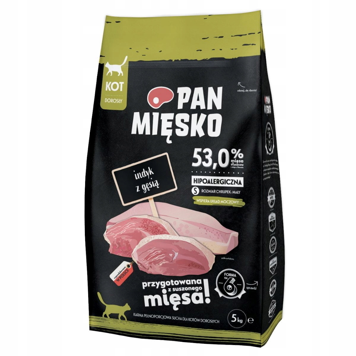 Pan Mięsko Indyk z Gęsią 5kg dla Kota