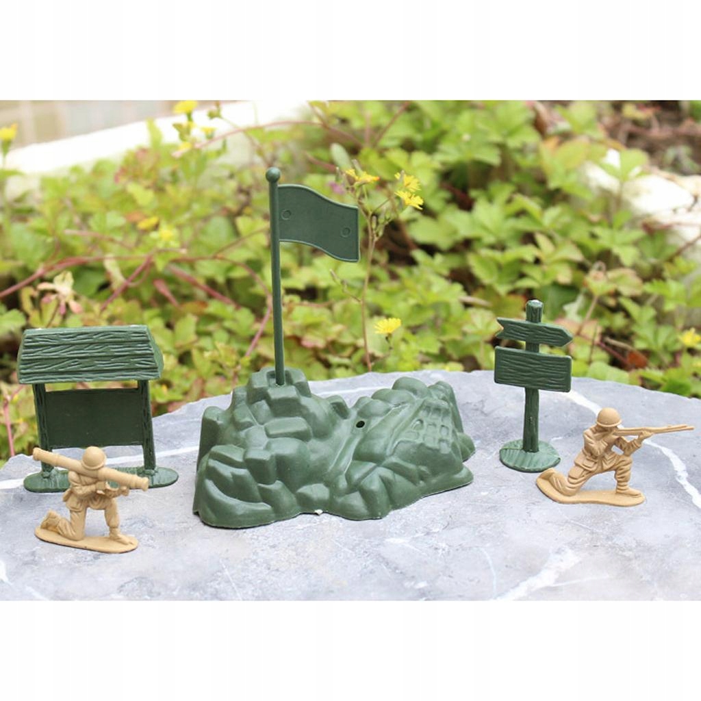 2x Toy Soldiers Clock Soldiers & Bases for Marka bez marki