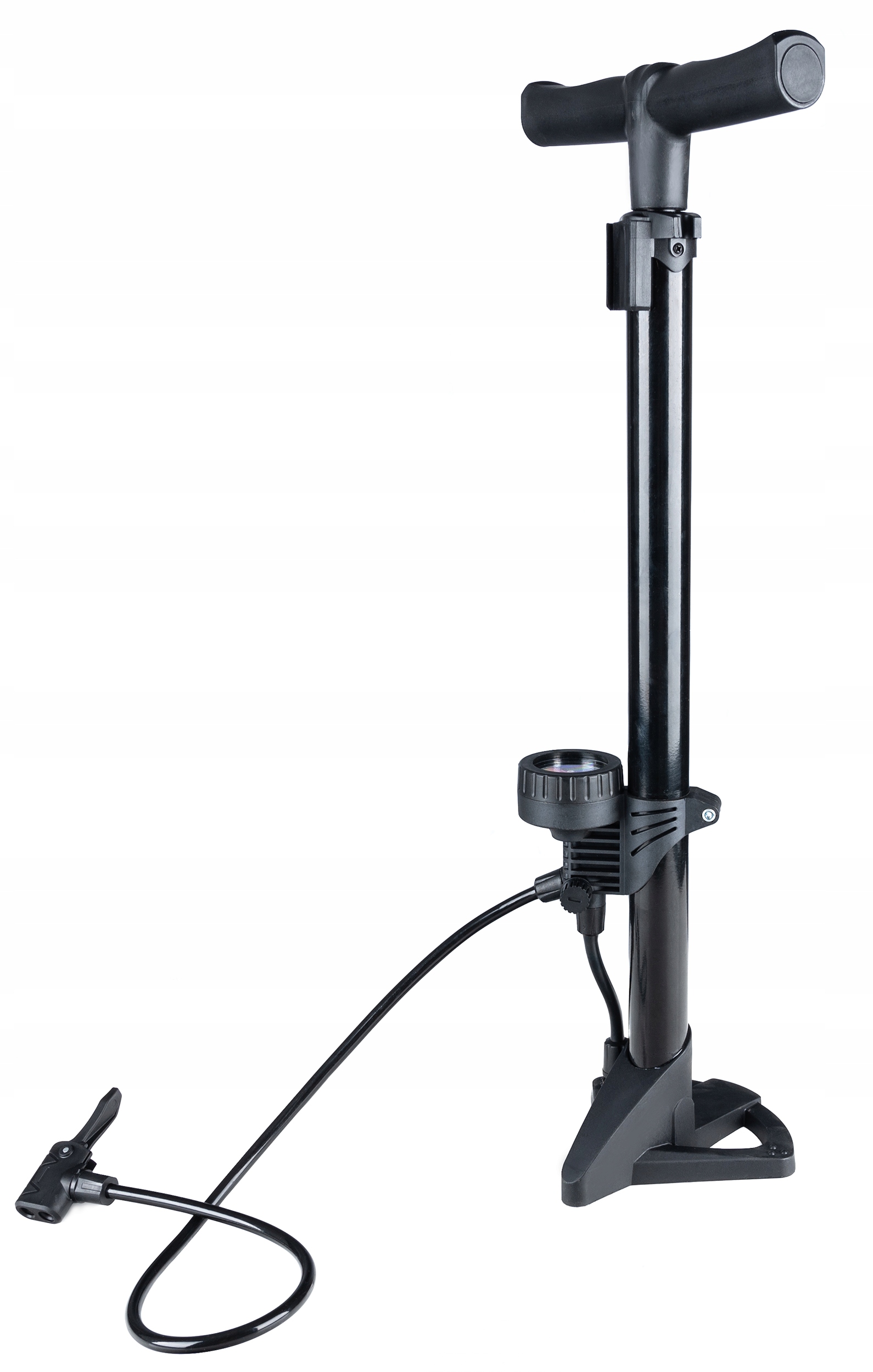 POMPKA ROWEROWA Z MANOMETREM DO PIŁEK MATERACÓW Szerokość produktu 15 cm