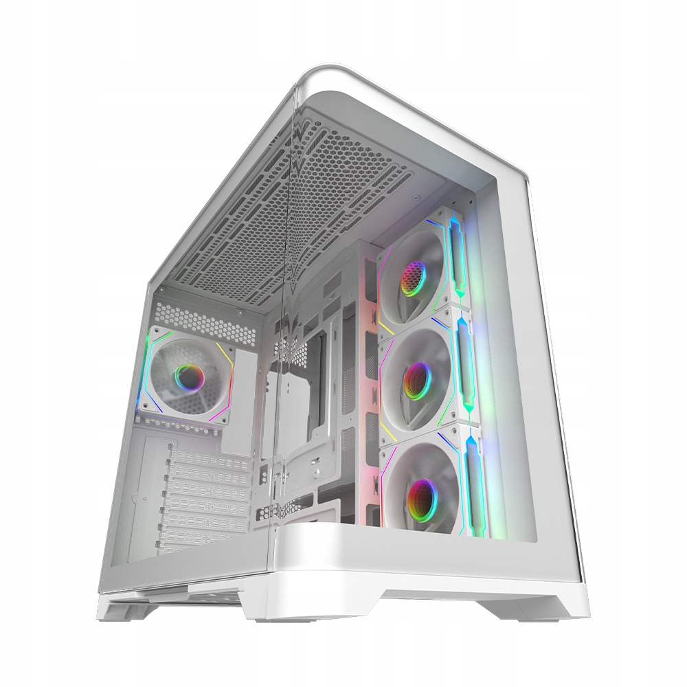 Obudowa komputerowa Europa Atx szkło tower Usb biała