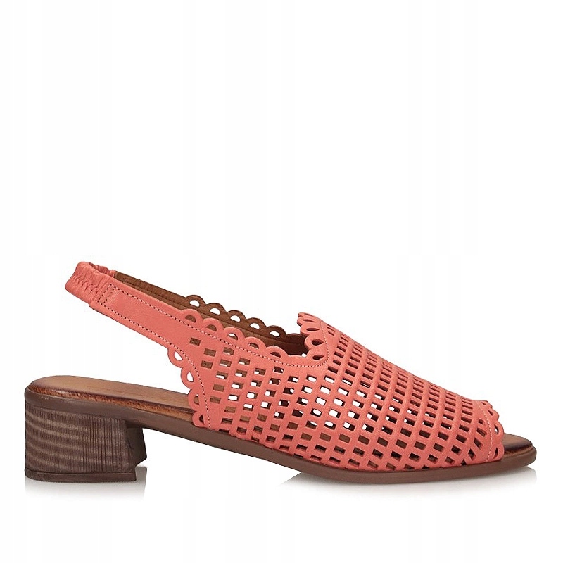 Oranžové sandály na plochém podpatku T.Sokolski Mir L25-707 Orange