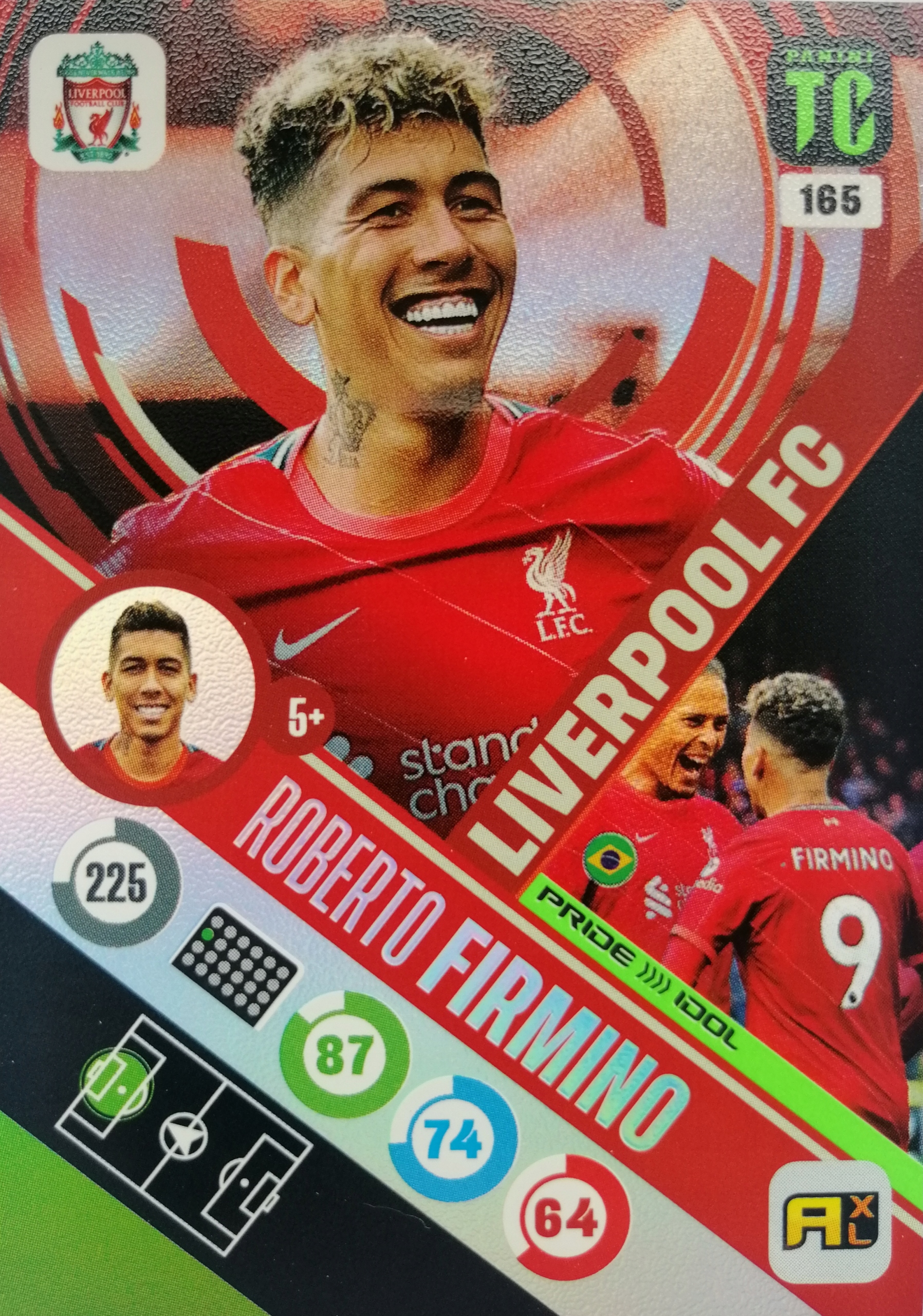 Panini Top Class Pride Idol 165 Firmino Liverpool