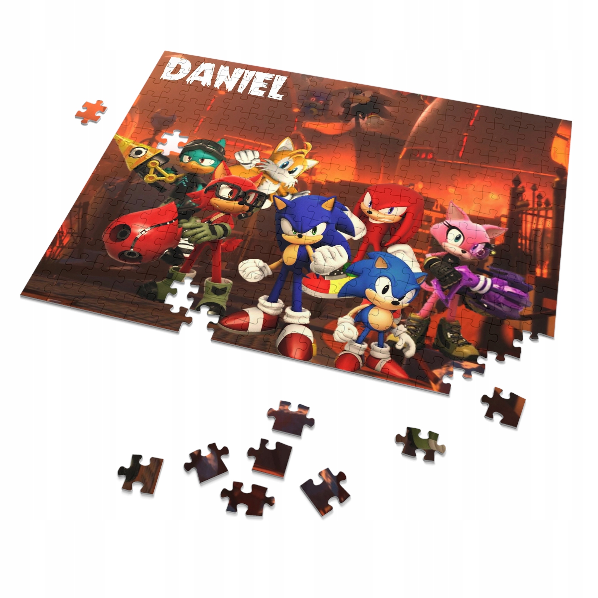 

Puzzle Imię pudełko Sonic 2 Hedgehog A3 252el