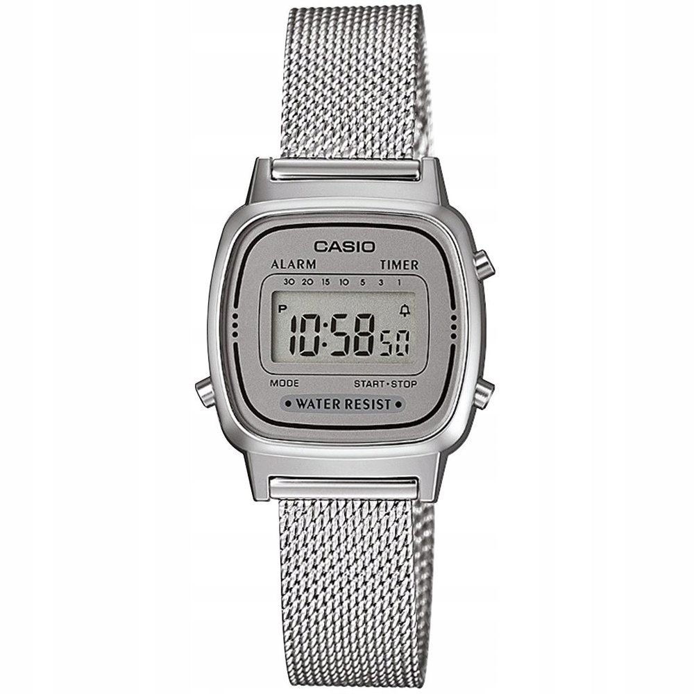 Hodinky Casio Vintage LA670WEM-7EF stříbrné