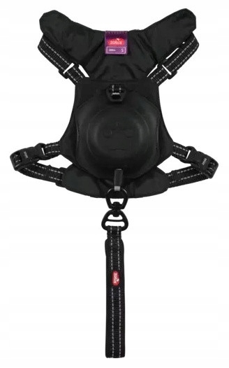 Levně Zolux Postroj s automatickým vodítkem Easyride S černý