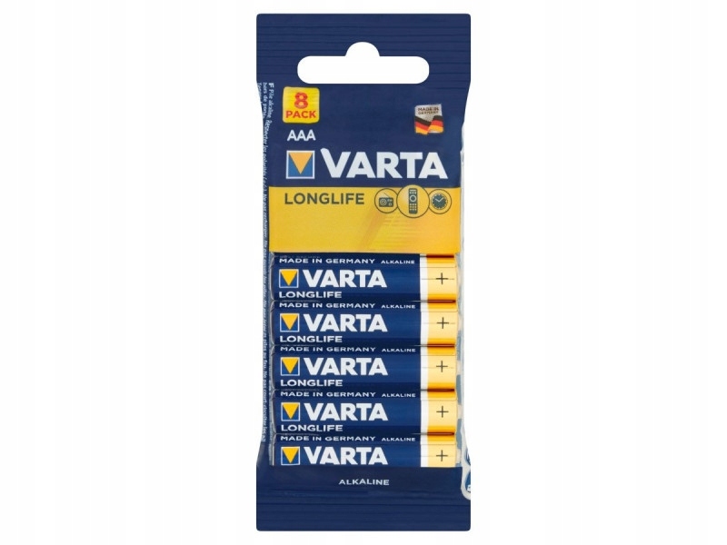 Varta Baterie Alkaliczne R3 (aaa) Longlife 8szt