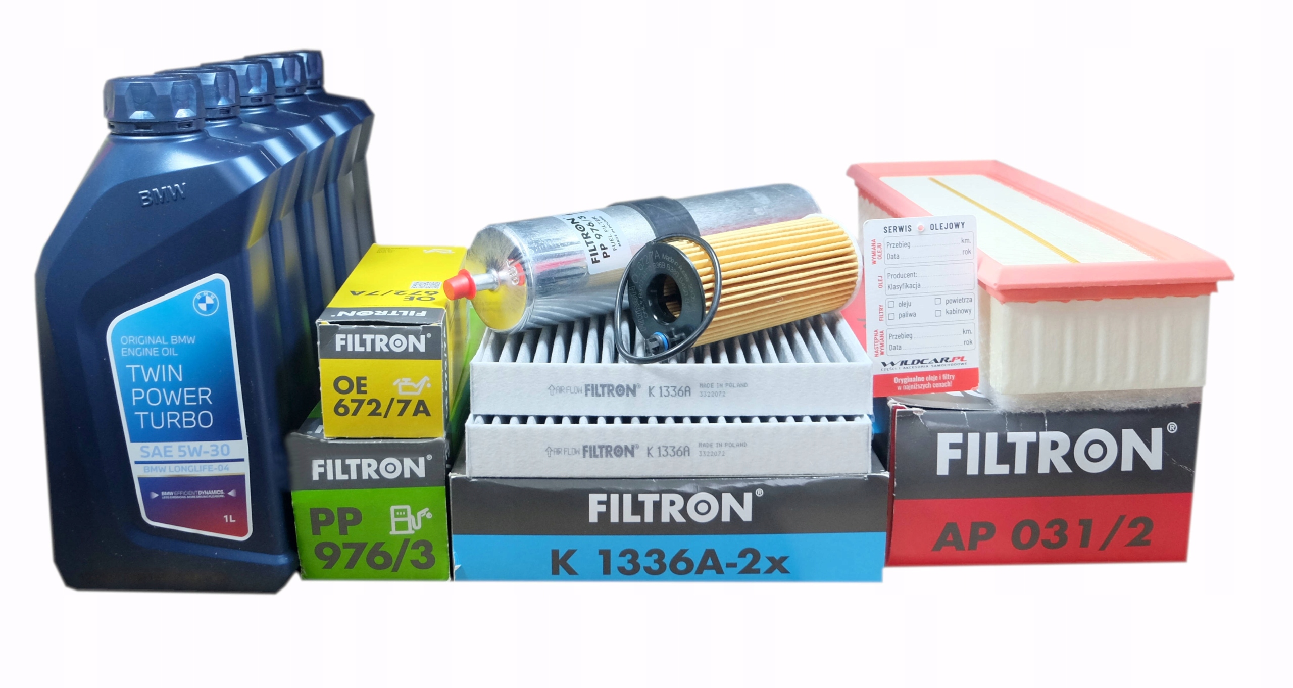 4x Filtr Olej Bmw X3 F25 18 d 20 dX X4 F26 20 dX