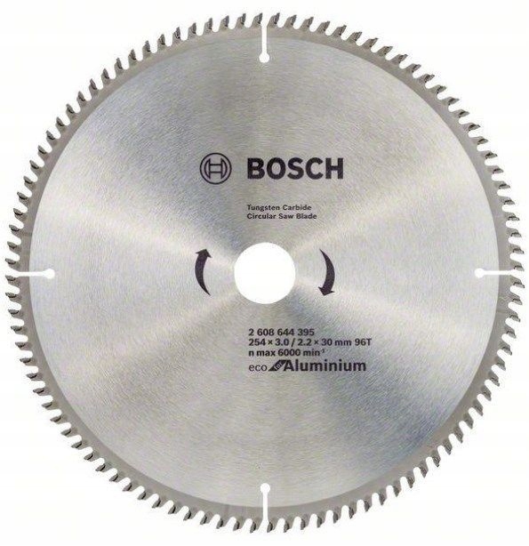 

Piła zębata do aluminium 254x30mm Z96 Bosch Eco