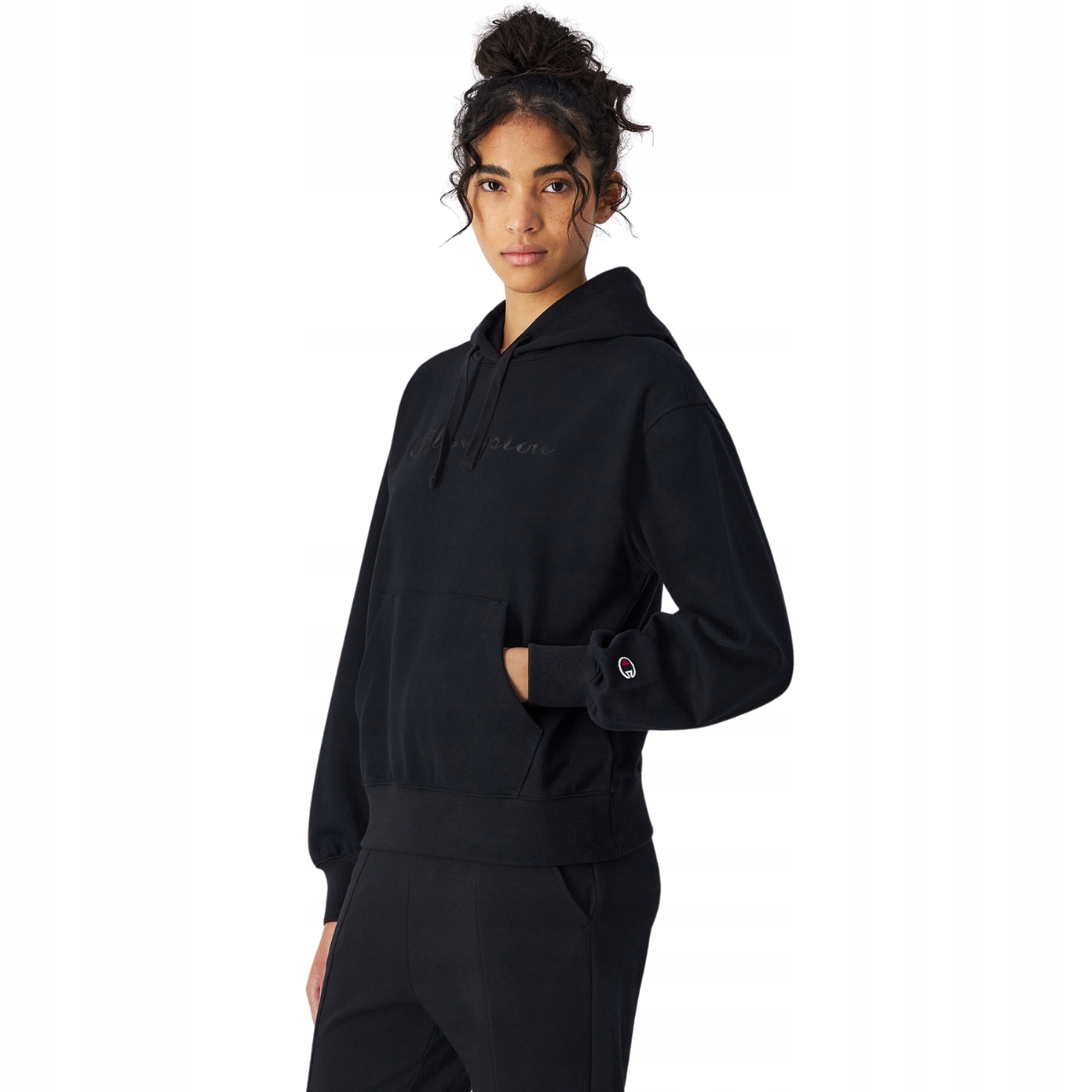 Mikina Champion Hooded Sweatshirt černá 117785 KK001 L