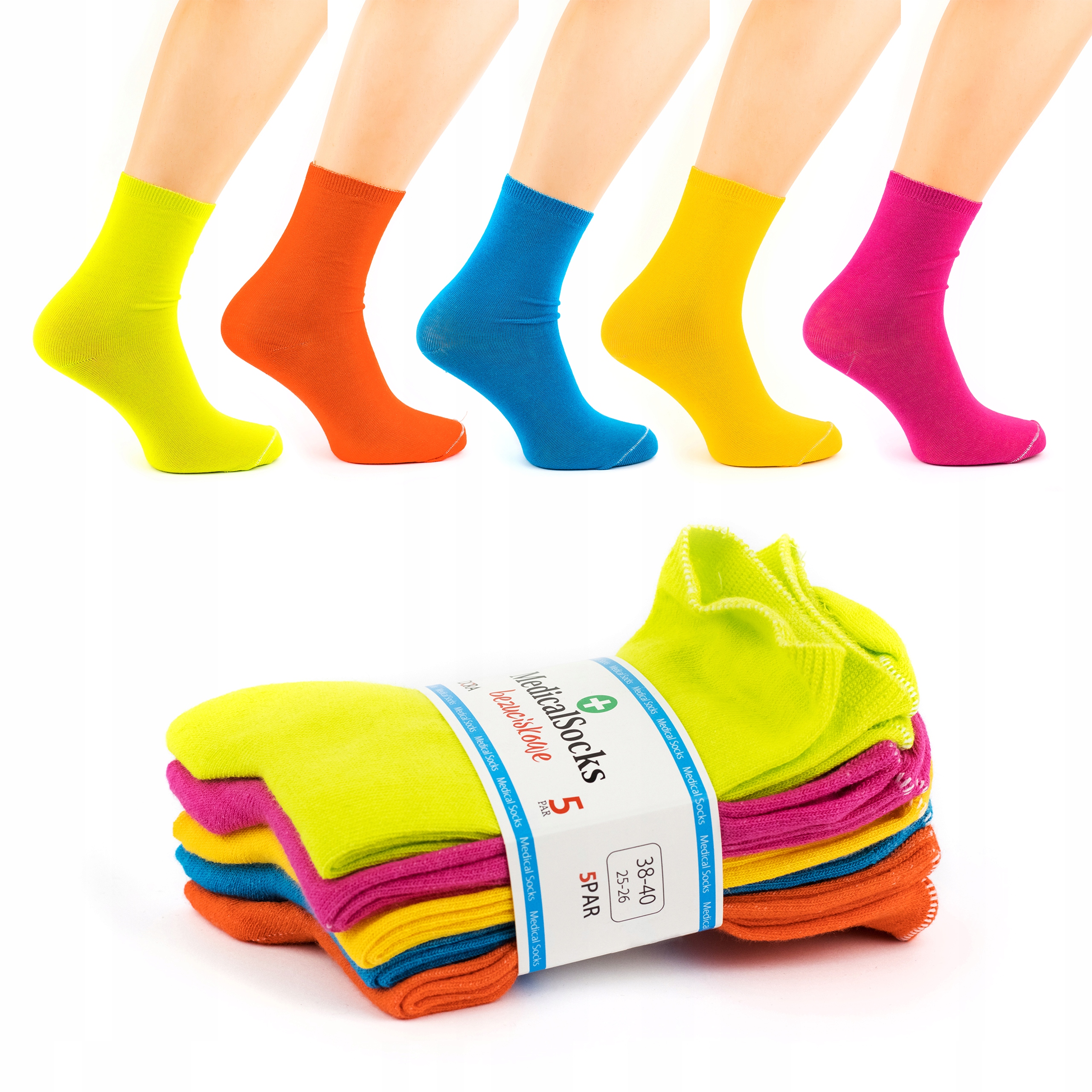 

Skarpety Medical Socks MIX Premium 5 par 38-40