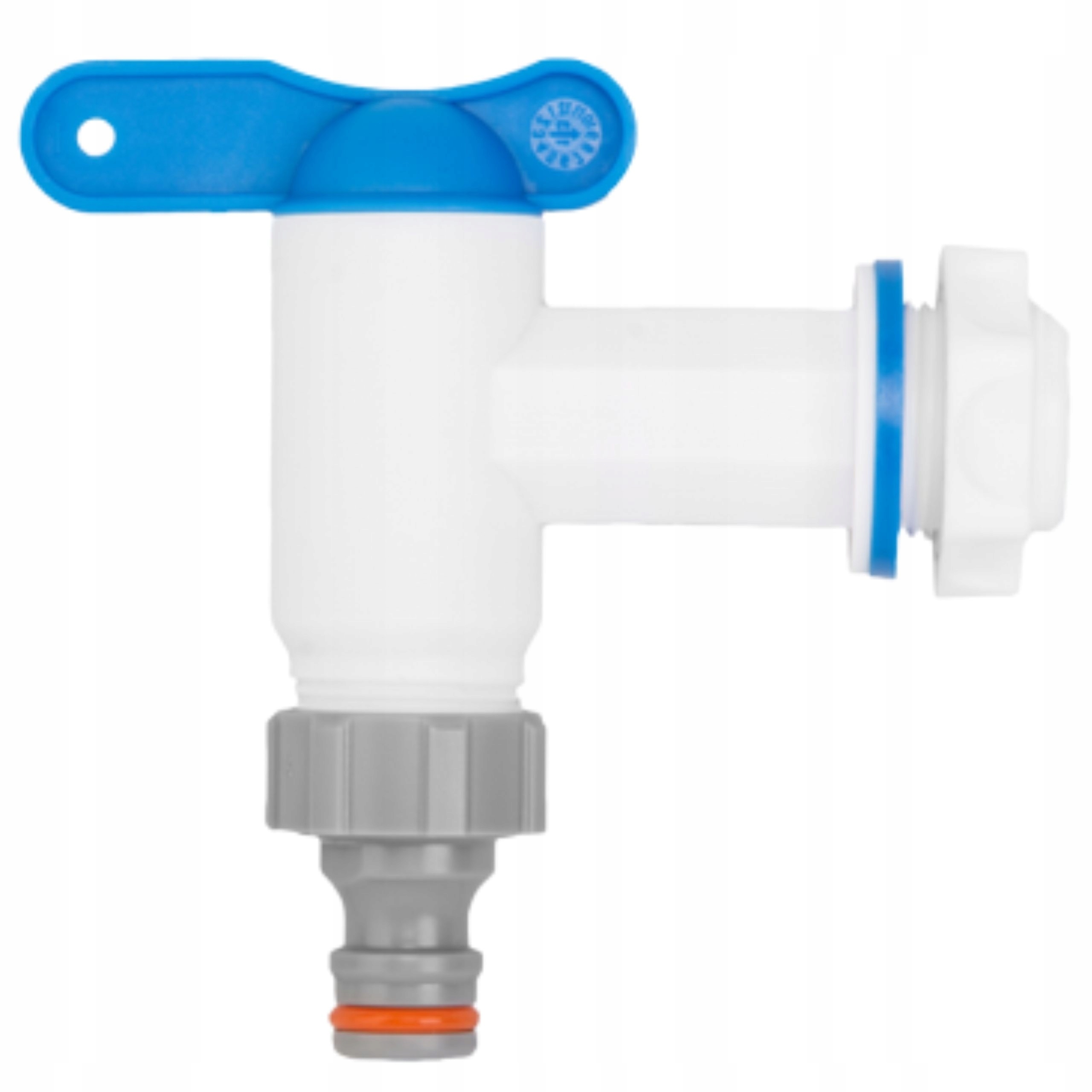 PLASTIKOWY KRANIK DO BECZKI ZBIORNIKA NA WODĘ ZAWÓR CZERPALNY OGRODOWY 3/4" EAN (GTIN) 5907544437161